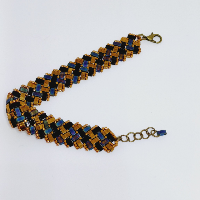 MARTHE NOIR BLEU BRONZE