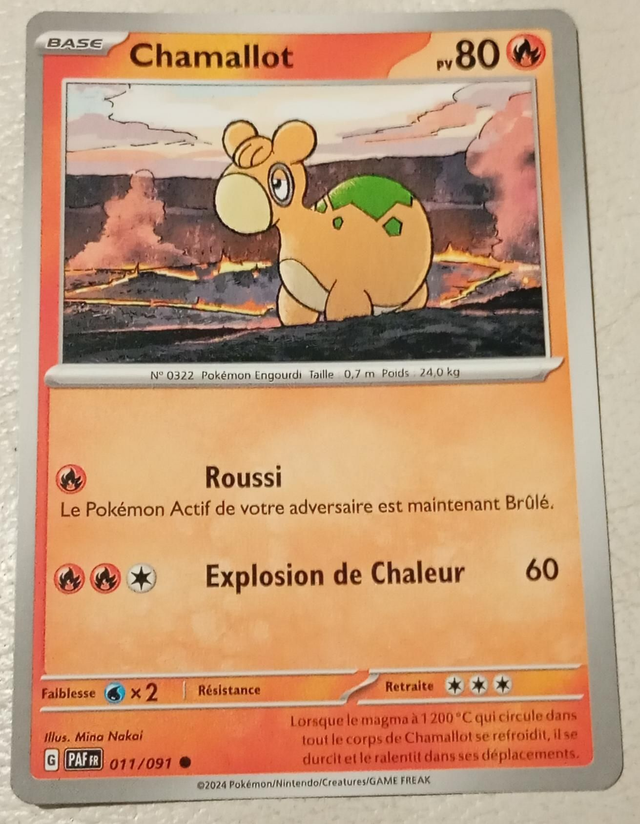 Carte pokémon Chamallot