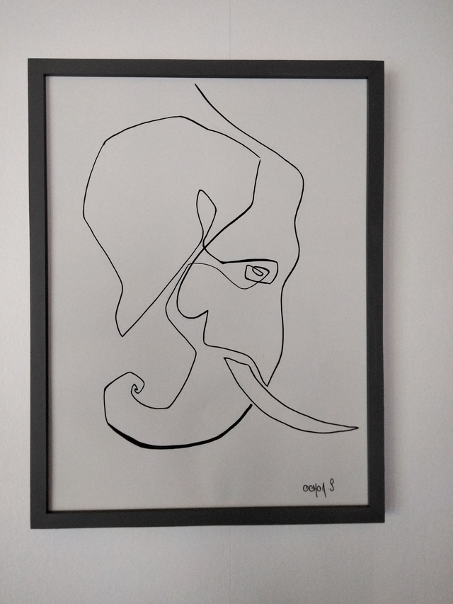 éléphant format A3