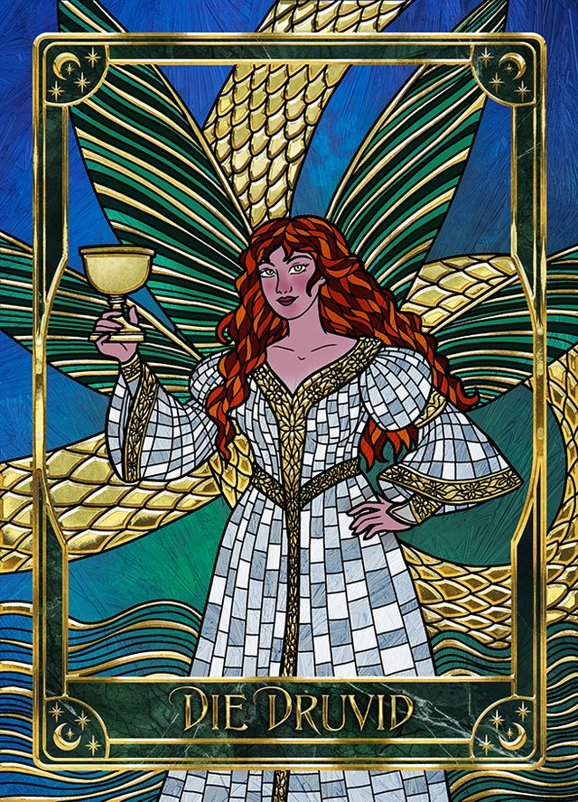 Tarotkarte / Charakterkarte DIE DRUVID