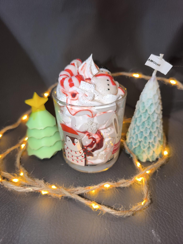 Bougie chantilly noël 