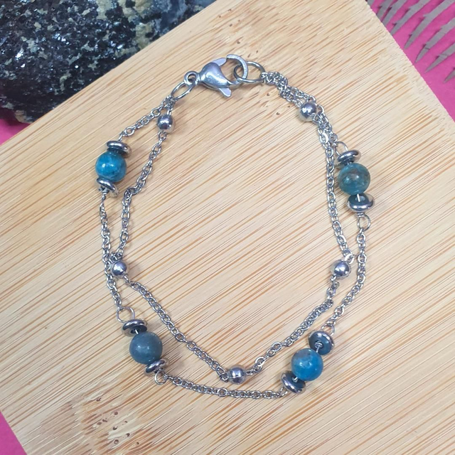 Bracelet Perla double chaîne 