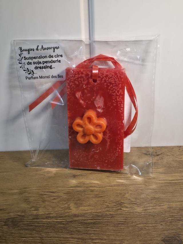 Suspension de cire de soja parfum Monoï des îles