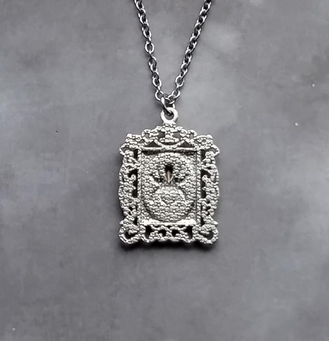 Framed Spider Necklace