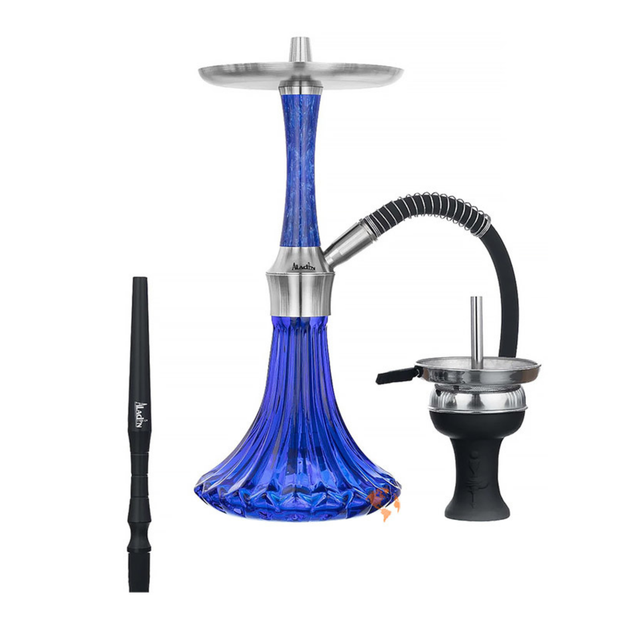 Vodní dýmka Aladin Epox 360 Dark Blue Glass Blue