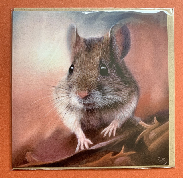 Greetings Card - Mouse - Blank Inside