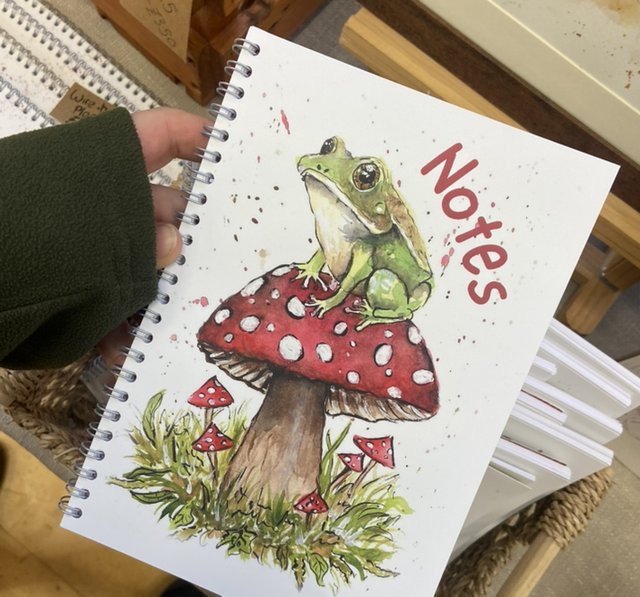 Magical Frog A5 Wire Bound Notebook