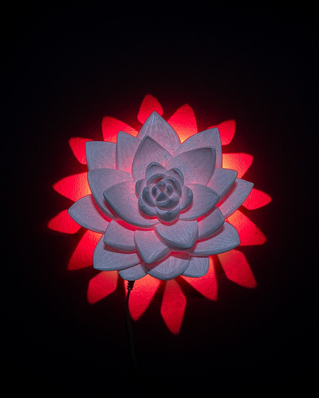 Wandlamp Lotus