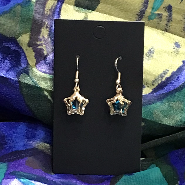Blue Dangling Earrings - BLDE23