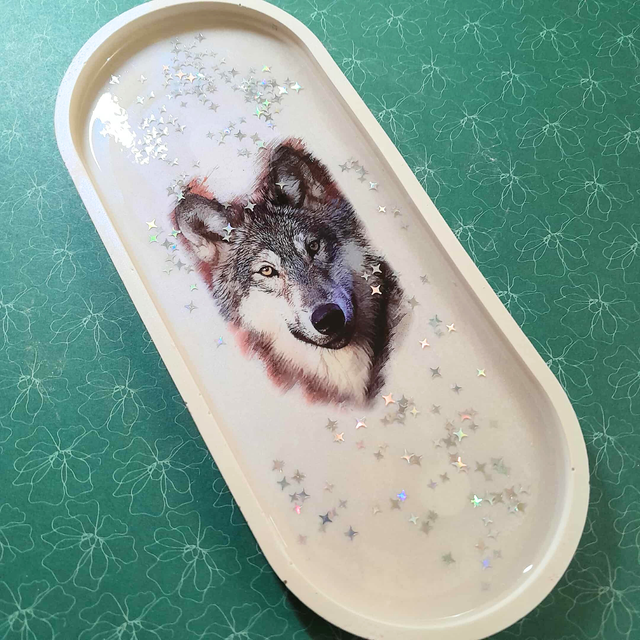 TOTEM - Vide-poche - Motif Loup &amp; Étoiles