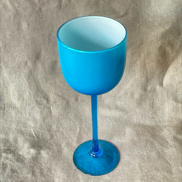 Opal Türkis Stielglas