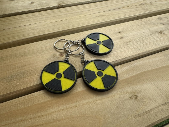 Radioactive Keychain