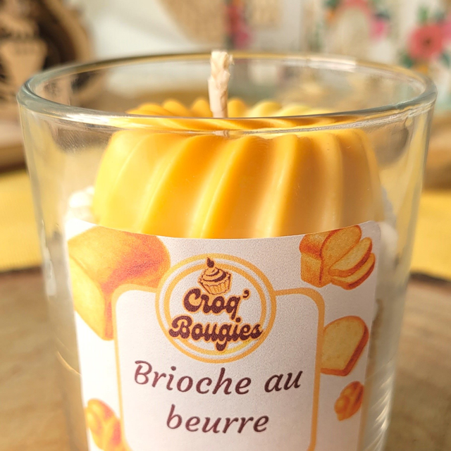 Bougie 140g - BRIOCHE AU BEURRE
