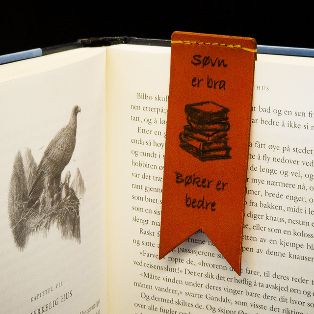 Bokmerke "Søvn er bra, bøker er bedre"