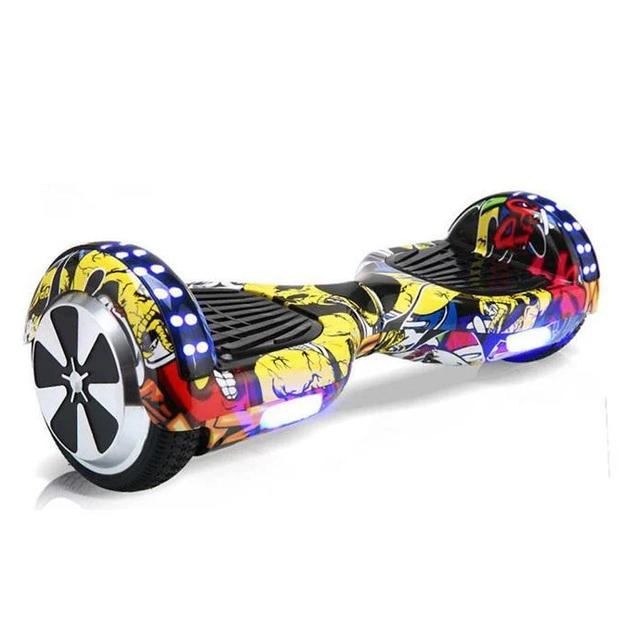 LED Bluetooth Hoverboard - Grafitti Black 