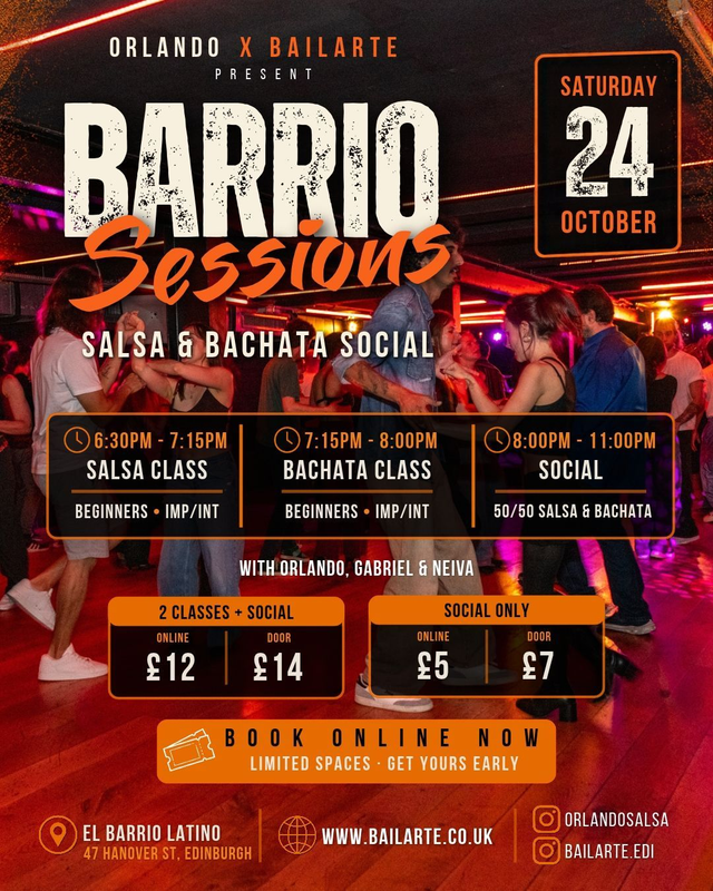 Bailarte x Orlando | Salsa &amp; Bachata Social – 24 October 2026