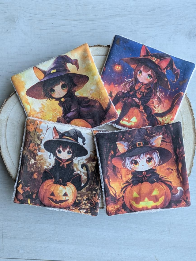 Sorcières chat kawaï