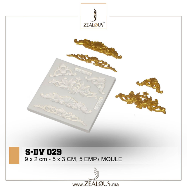 S-DV029 Cake Chocolate and Fondant Silicon Moulds