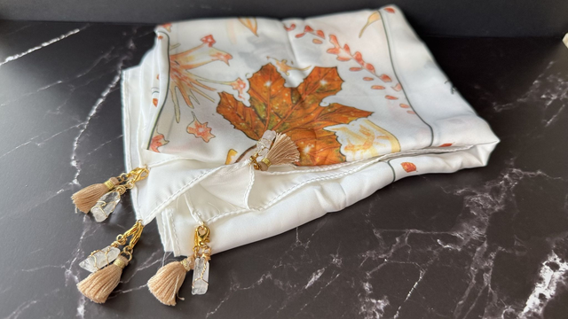 Foulard Voyance tarots, avec &quot;Quatre minis quartz&quot;