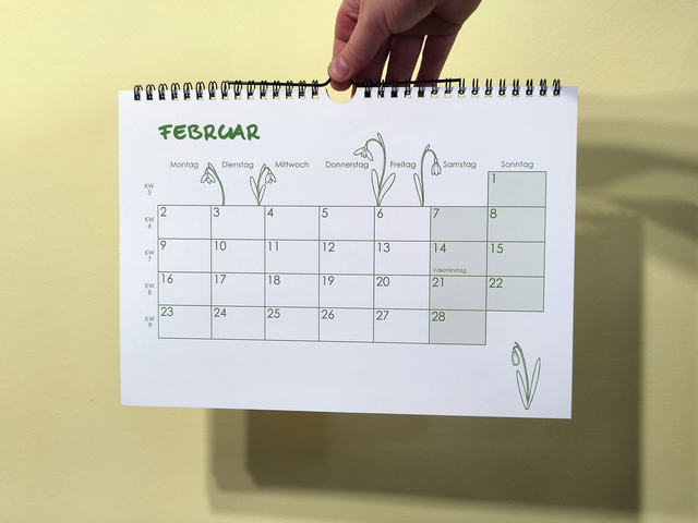 „No-nonsense Kalender“ - wall calendar 2026