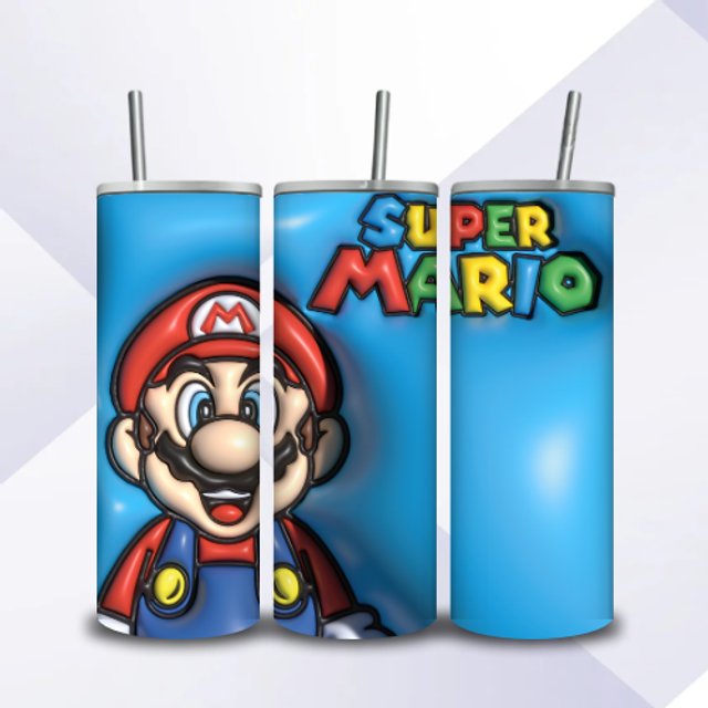 Tumbler 3D Super Mario 