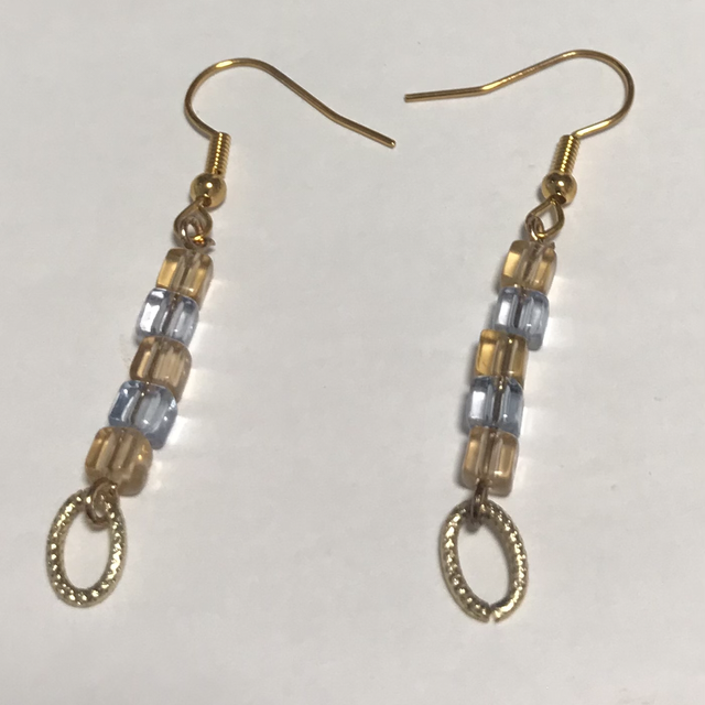 Peach Dangling Earrings- PCDE08