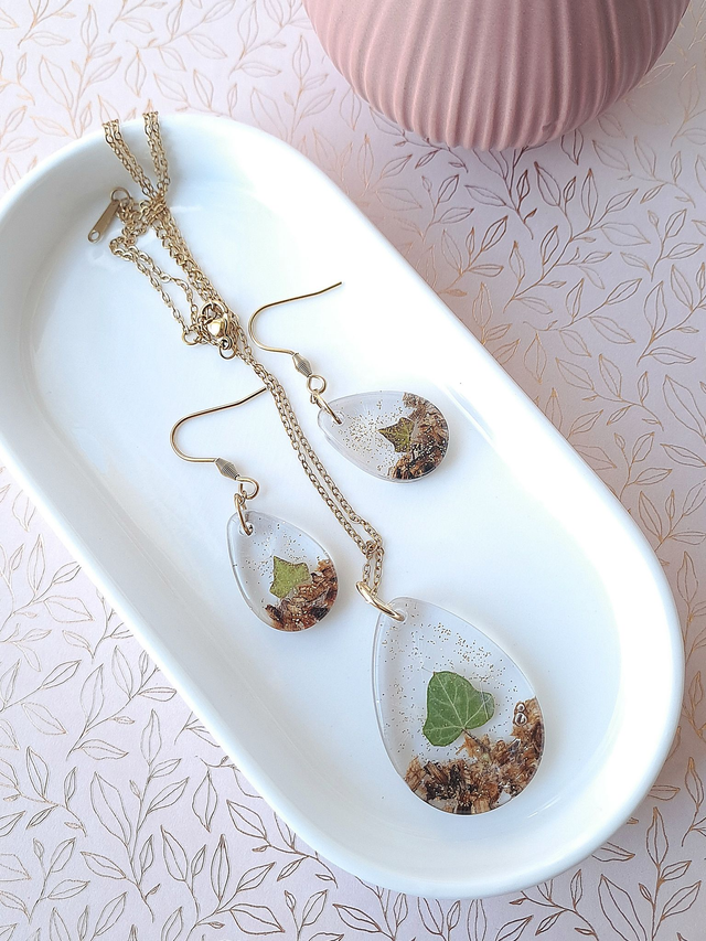 Boucles d'oreilles Nature