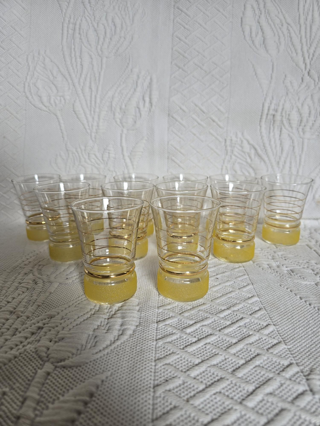 Verres givrés années 50