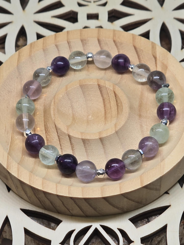 Bracelet Fluorite 0,8 cm