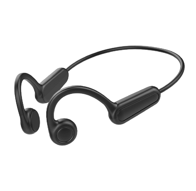 Langsdom Casque BE13 Gris à conduction osseuse de haute qualité écouteurs Bluetooth casques de jeu écouteurs antibruit pour le sport et l'entraînement