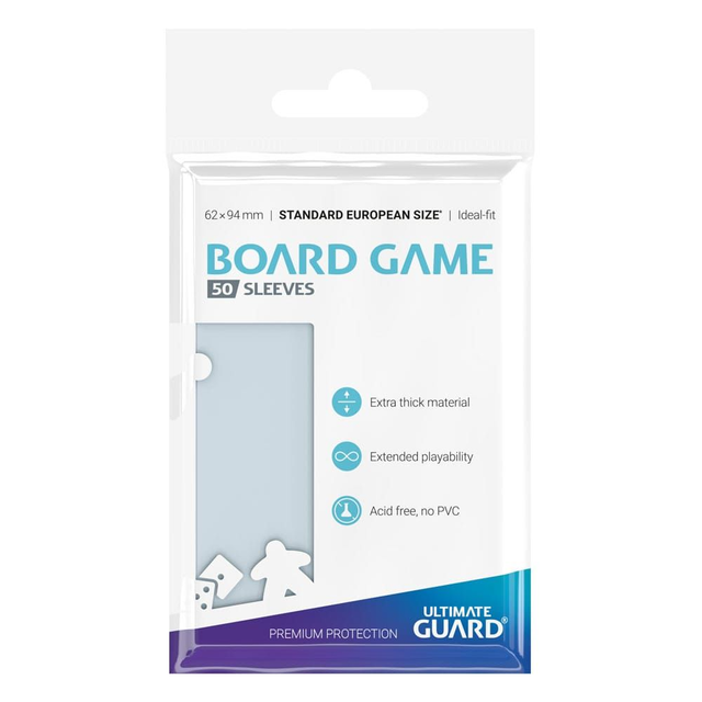 Ultimate Guard: Board Game Sleeves (50) - Standard European