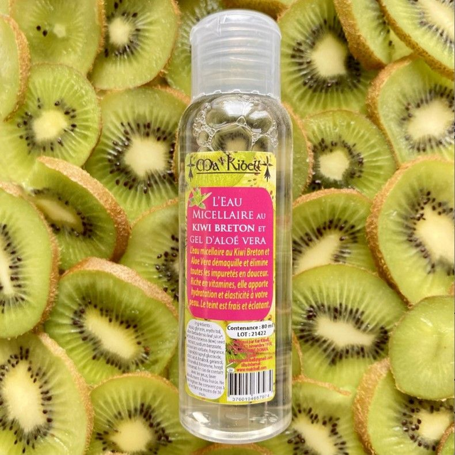 Eau micellaire au Kiwi Breton et gel d'Aloe Vera 200ml