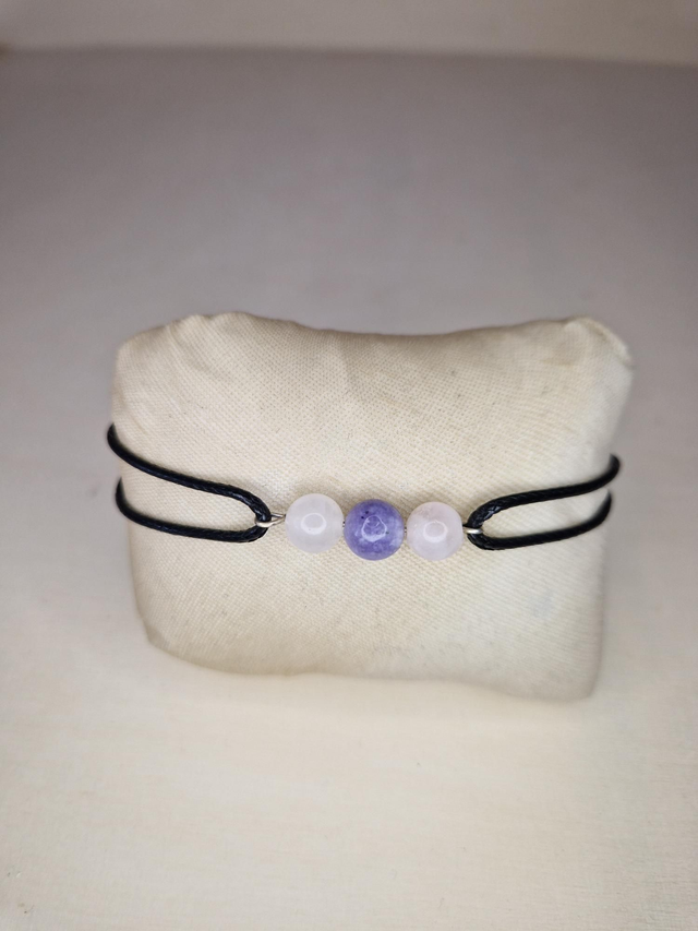 Angélite, Quartz rose / 061