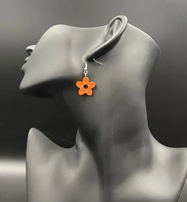 Boucles d&#039;oreilles Fleur (10340)