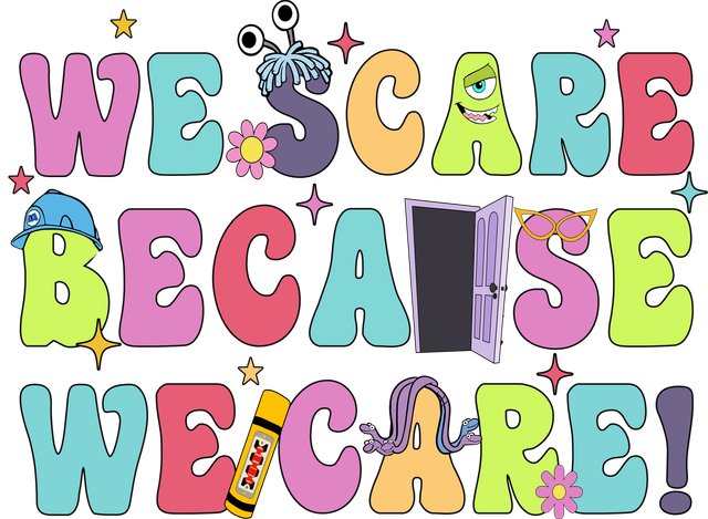 Monster Inc We Scare Because We Care DTF