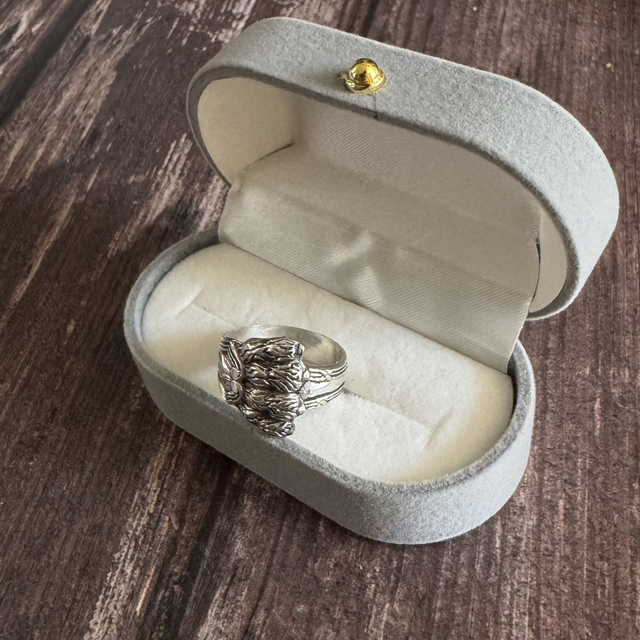 Bague PIÈCE RARE NAPOLÉON III pince à sucre