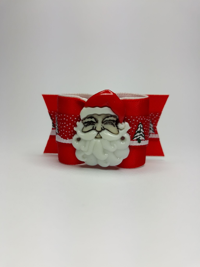 Noeud pour chien-Noel -Père Noel