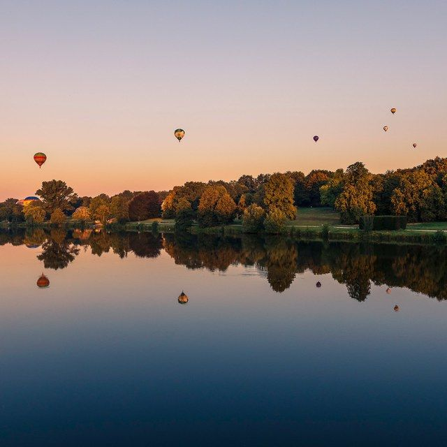 Ballons über dem Aasee