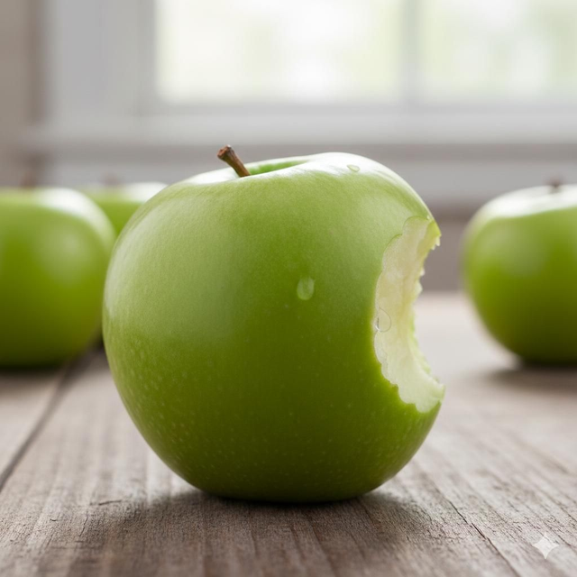 Pomme verte croquante