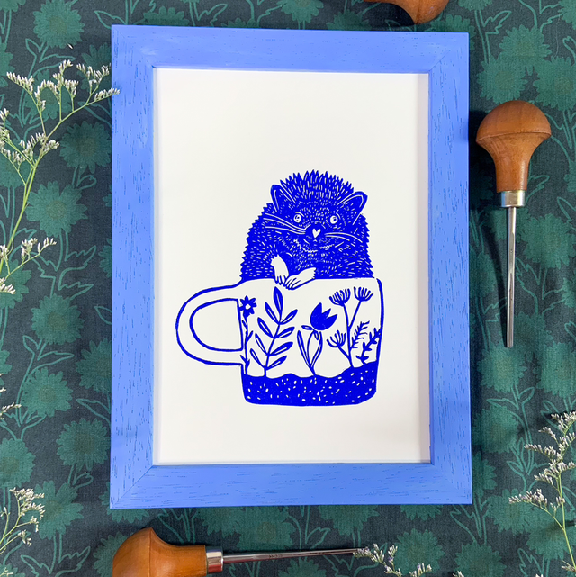 Le bain du hérisson