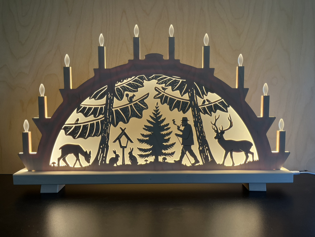Schwibbogen Motiv „Förster“ 65cm