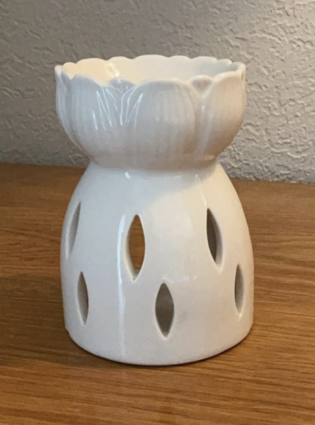 Brûleur lotus blanc chauffe-cire