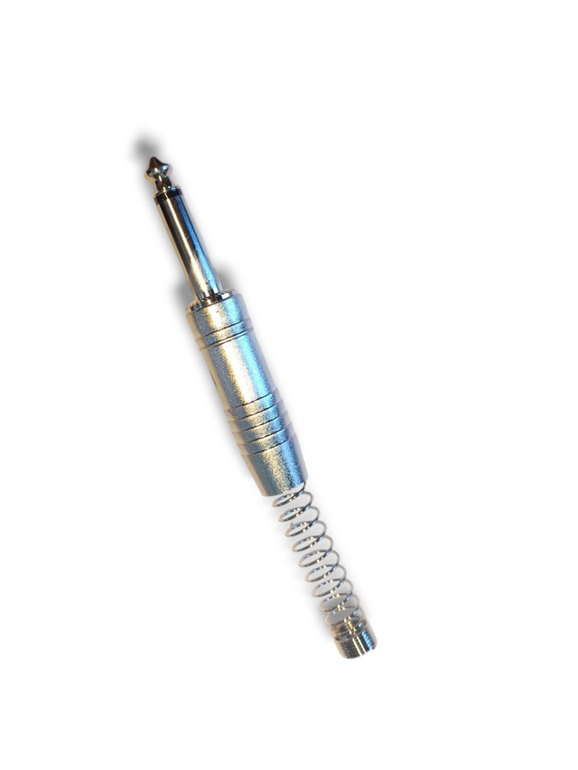 1067 - Plug 1/4 TS Metálico Nickel Soundvoice P10ML