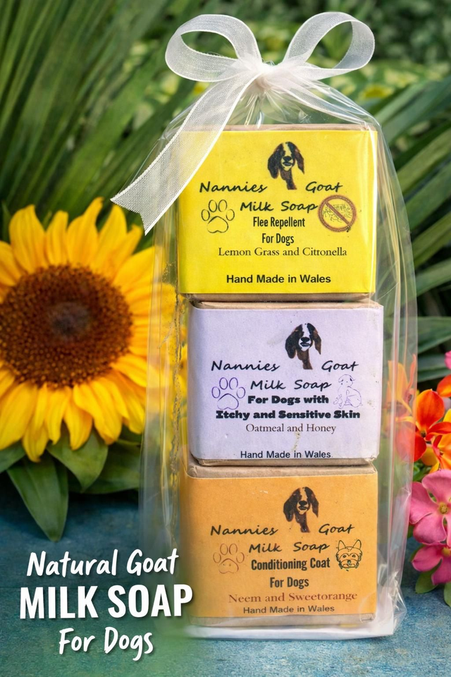 Goat Milk Dog Soap Gift Set