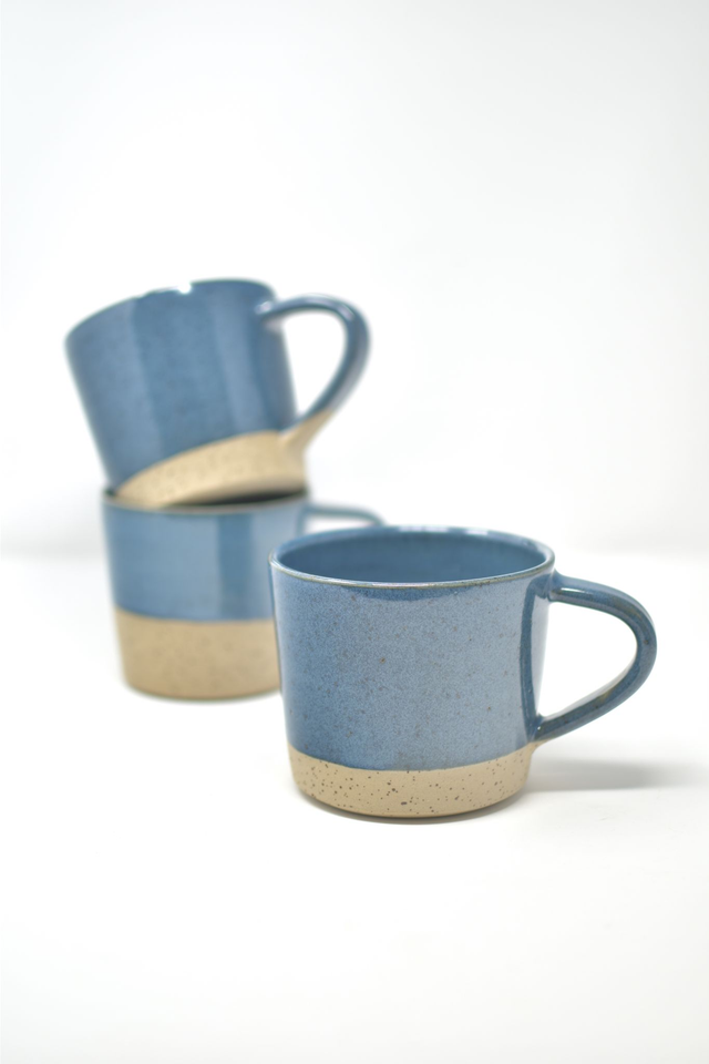 Large Mug - Speckled Deep Blue