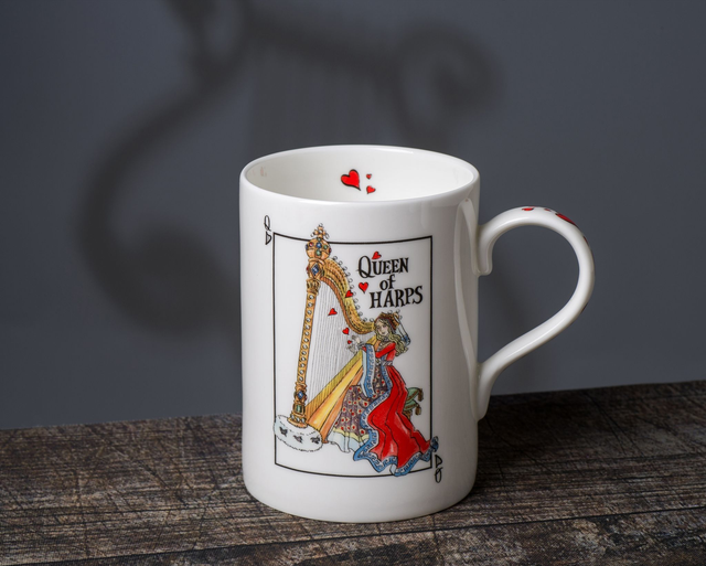 "Queen of Harps" Bone China Mug