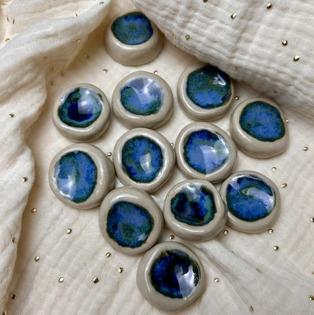 Pierre d’apaisement bleue pacifique