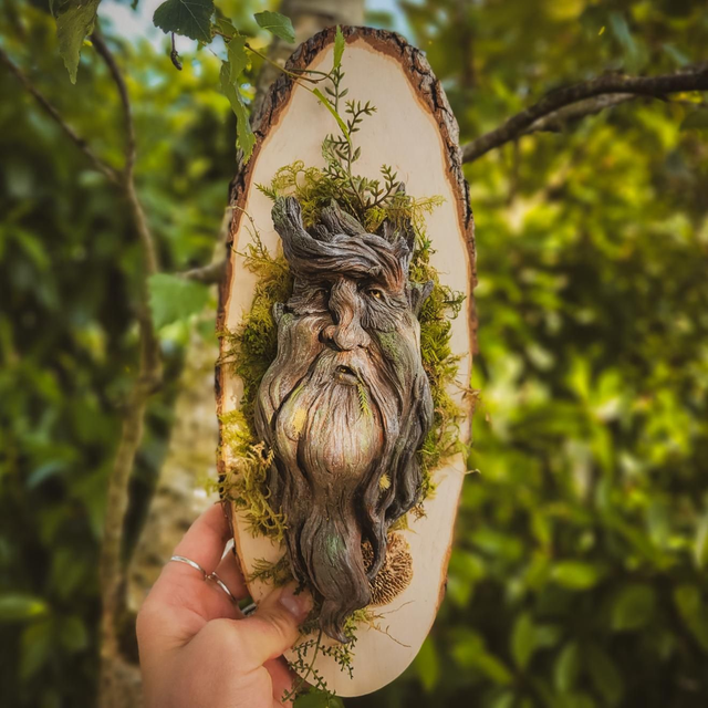 Ent de Printemps - Sculpture fantastique 