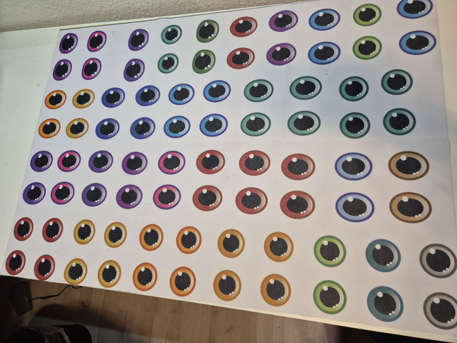 Fursuit Augen-Mesh UV- und witterungsbeständig