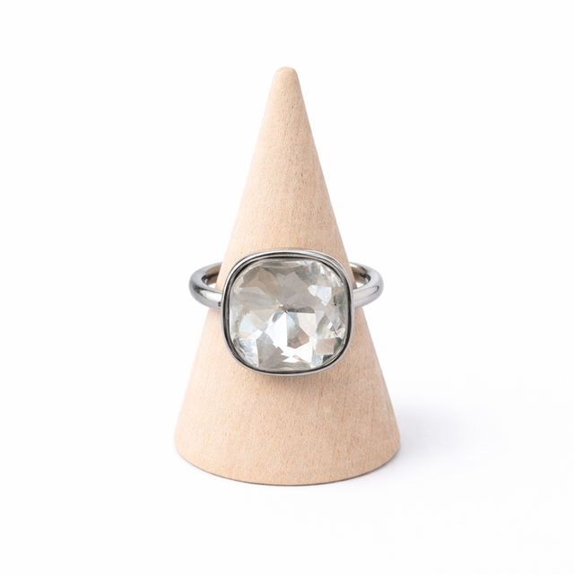 Anillo acero plateado 